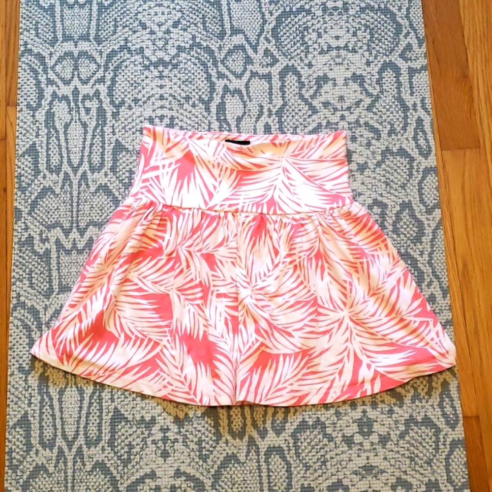 Tropical mini skirt